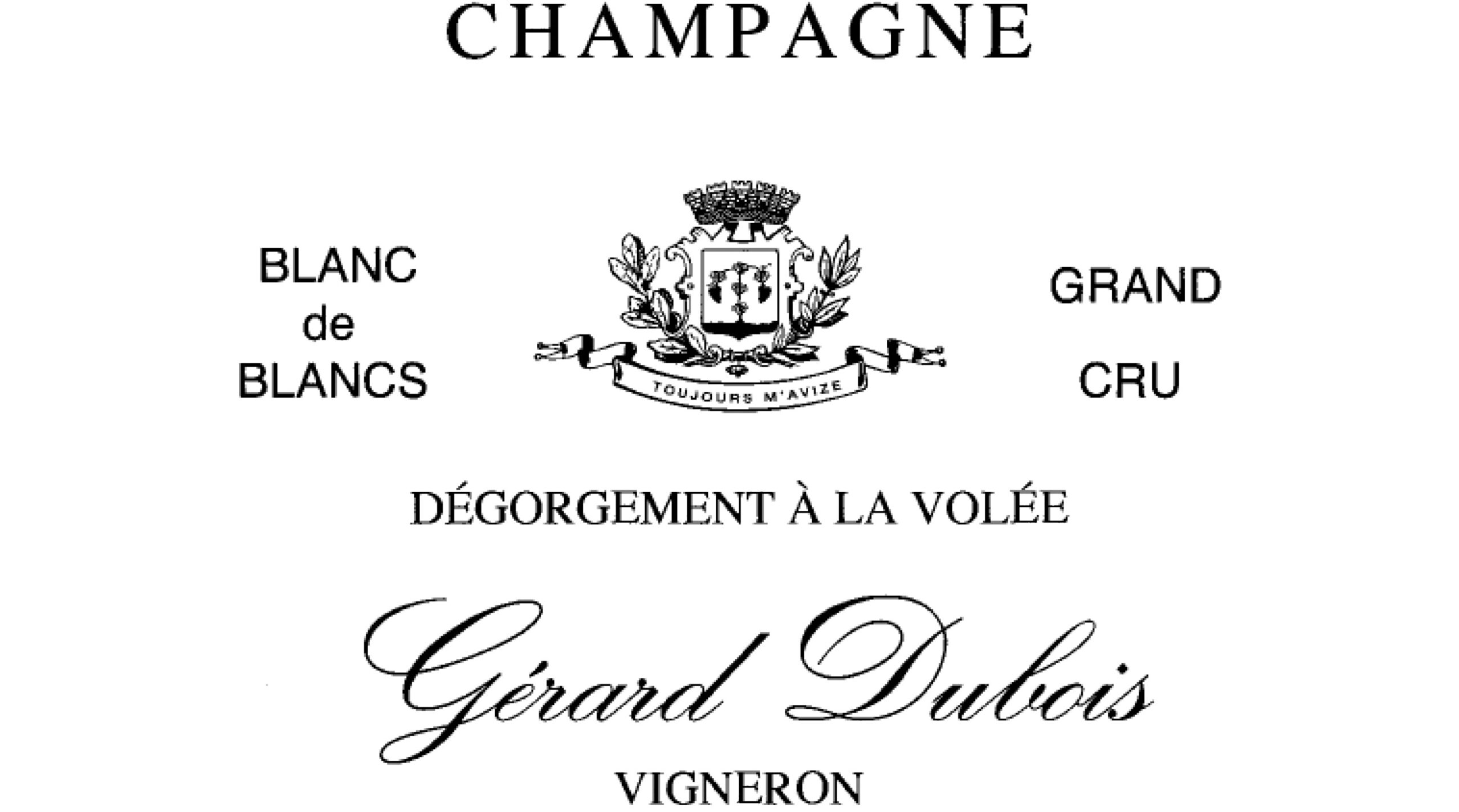 Champagne Gérard Dubois