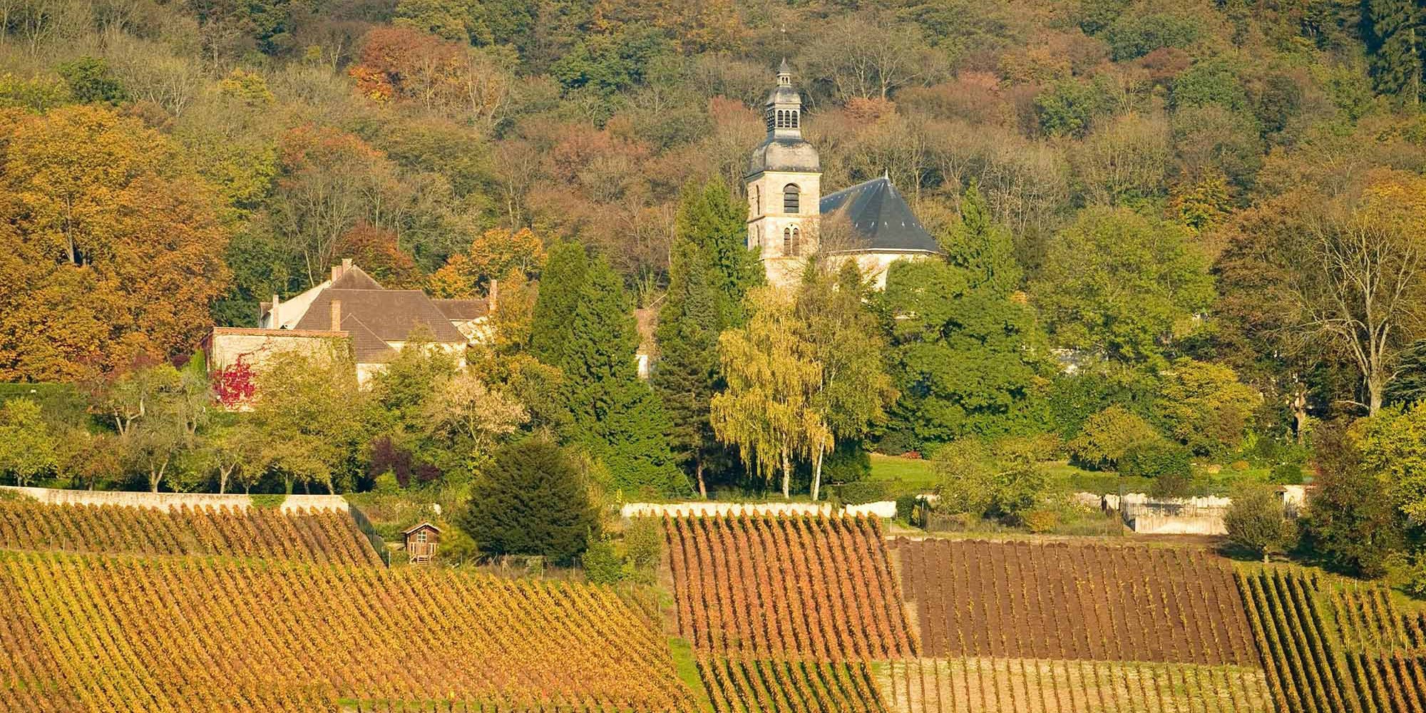 Hautvillers die Abtei des Dom Pérignon