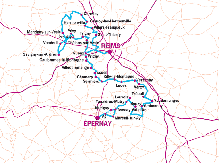 Route du Champagne – Montagne de Reims